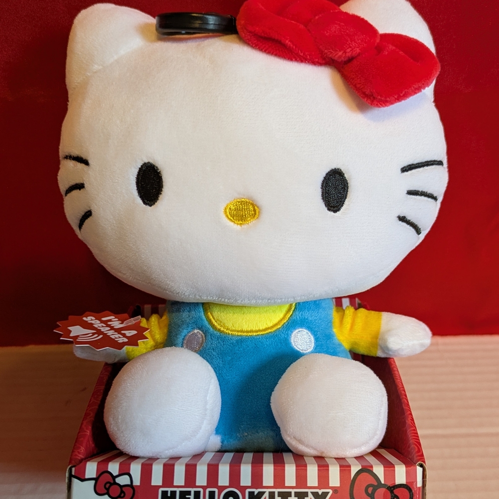 Sanrio Red and White Stuffed Hello Kitty Plush